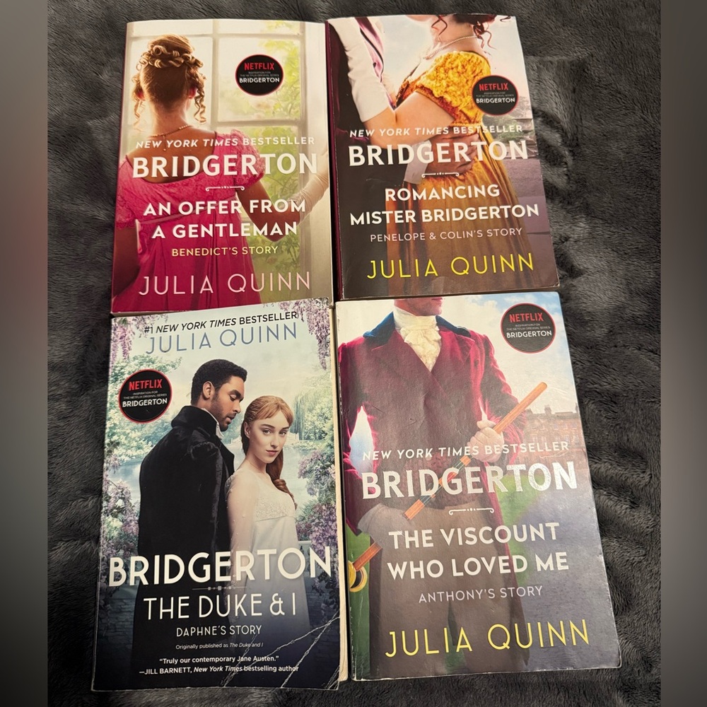 Bridgerton Books 1-4 by Julia Quinn